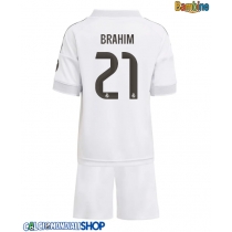 Maglie da calcio Real Madrid Brahim Diaz #21 Prima Maglia Bambino 2025-26 Manica Corta (+ Pantaloni corti)